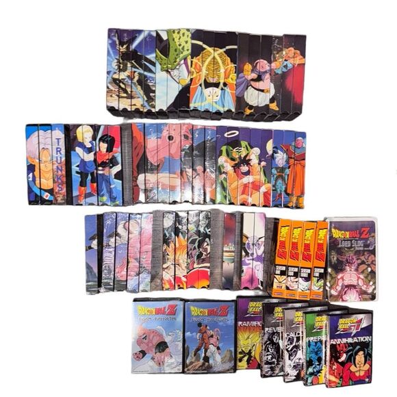 Dragon Ball Z Uncut VHS Tapes / Huge Lot VHS Collection & Movies /DVDs Seasons 1 - Picture 3 of 16